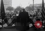 Image of President Eisenhower Ohio Cleveland Ohio USA, 1956, second 28 stock footage video 65675080497