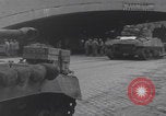 Image of US 3rd Army Division clears roadblock Cologne Germany, 1945, second 13 stock footage video 65675080544