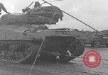 Image of US 3rd Army Division clears roadblock Cologne Germany, 1945, second 50 stock footage video 65675080544