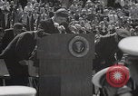 Image of President Kennedy graduation speech Colorado Springs Colorado USA, 1963, second 34 stock footage video 65675080547