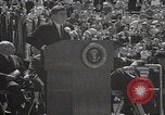 Image of President Kennedy graduation speech Colorado Springs Colorado USA, 1963, second 36 stock footage video 65675080547