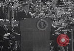 Image of President Kennedy graduation speech Colorado Springs Colorado USA, 1963, second 37 stock footage video 65675080547