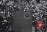 Image of President Kennedy graduation speech Colorado Springs Colorado USA, 1963, second 38 stock footage video 65675080547