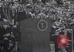 Image of President Kennedy graduation speech Colorado Springs Colorado USA, 1963, second 40 stock footage video 65675080547