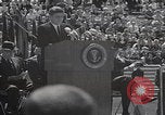 Image of President Kennedy graduation speech Colorado Springs Colorado USA, 1963, second 49 stock footage video 65675080547