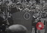 Image of President Kennedy graduation speech Colorado Springs Colorado USA, 1963, second 50 stock footage video 65675080547