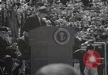 Image of President Kennedy graduation speech Colorado Springs Colorado USA, 1963, second 52 stock footage video 65675080547
