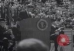 Image of President Kennedy graduation speech Colorado Springs Colorado USA, 1963, second 54 stock footage video 65675080547