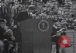 Image of President Kennedy graduation speech Colorado Springs Colorado USA, 1963, second 56 stock footage video 65675080547