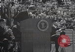 Image of President Kennedy graduation speech Colorado Springs Colorado USA, 1963, second 57 stock footage video 65675080547