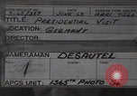 Image of President Kennedy Wiesbaden visit Wiesbaden Germany, 1963, second 4 stock footage video 65675080548