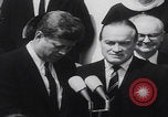 Image of President Kennedy Bob Hope Washington DC USA, 1963, second 23 stock footage video 65675080555