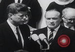 Image of President Kennedy Bob Hope Washington DC USA, 1963, second 38 stock footage video 65675080555