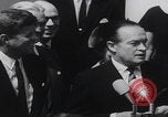 Image of President Kennedy Bob Hope Washington DC USA, 1963, second 59 stock footage video 65675080555