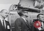 Image of President Kennedy Saturn rocket launch Cape Canaveral Florida USA, 1963, second 32 stock footage video 65675080557