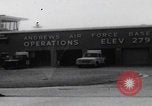 Image of President Kennedy Air Force One Andrews Air Force Base Maryland USA, 1963, second 3 stock footage video 65675080559