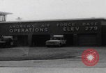 Image of President Kennedy Air Force One Andrews Air Force Base Maryland USA, 1963, second 5 stock footage video 65675080559