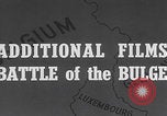 Image of 101st Airborne Bastogne Bastogne Belgium, 1944, second 3 stock footage video 65675080567