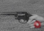 Image of Smith Wesson Model 10 revolver grip United States USA, 1959, second 3 stock footage video 65675080589