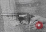 Image of Smith Wesson Model 10 revolver grip United States USA, 1959, second 10 stock footage video 65675080589