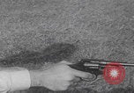 Image of Smith Wesson Model 10 revolver grip United States USA, 1959, second 19 stock footage video 65675080589
