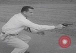 Image of Smith Wesson Model 10 revolver grip United States USA, 1959, second 35 stock footage video 65675080589