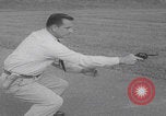 Image of Smith Wesson Model 10 revolver grip United States USA, 1959, second 36 stock footage video 65675080589