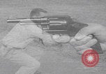Image of Smith Wesson Model 10 revolver grip United States USA, 1959, second 37 stock footage video 65675080589