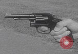 Image of Smith Wesson Model 10 revolver grip United States USA, 1959, second 47 stock footage video 65675080589