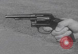Image of Smith Wesson Model 10 revolver grip United States USA, 1959, second 51 stock footage video 65675080589