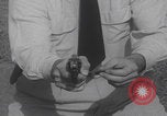 Image of Smith Wesson Model 10 revolver grip United States USA, 1959, second 62 stock footage video 65675080589