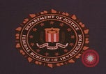 Standbild FBI-Abwehrtaktik United States USA, 1959, aus Sekunde 5 historischem Filmmaterial Videoclip 65675080595