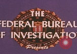 Standbild FBI-Abwehrtaktik United States USA, 1959, aus Sekunde 15 historischem Filmmaterial Videoclip 65675080595