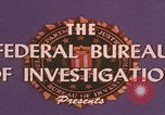 Standbild FBI-Abwehrtaktik United States USA, 1959, aus Sekunde 16 historischem Filmmaterial Videoclip 65675080595