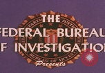 Standbild FBI-Abwehrtaktik United States USA, 1959, aus Sekunde 19 historischem Filmmaterial Videoclip 65675080595