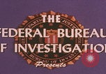 Standbild FBI-Abwehrtaktik United States USA, 1959, aus Sekunde 20 historischem Filmmaterial Videoclip 65675080595
