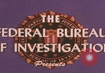 Standbild FBI-Abwehrtaktik United States USA, 1959, aus Sekunde 25 historischem Filmmaterial Videoclip 65675080595