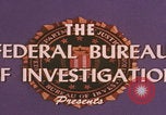Standbild FBI-Abwehrtaktik United States USA, 1959, aus Sekunde 30 historischem Filmmaterial Videoclip 65675080595