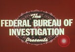 Image of FBI laboratory document examiner Quantico Virginia USA, 1967, second 4 stock footage video 65675080600