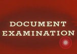 Image of FBI laboratory document examiner Quantico Virginia USA, 1967, second 11 stock footage video 65675080600