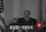Image of President Johnson speech Vietnam, 1964, second 6 stock footage video 65675080609