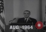 Image of President Johnson speech Vietnam, 1964, second 7 stock footage video 65675080609