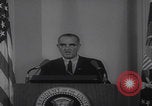 Image of President Johnson speech Vietnam, 1964, second 15 stock footage video 65675080609