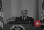 Image of President Johnson speech Vietnam, 1964, second 18 stock footage video 65675080609