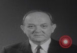 Standbild Pressekonferenz von Präsident Johnson Washington DC USA, 1965, aus Sekunde 1 historischem Filmmaterial Videoclip 65675080611