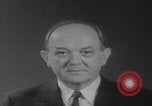 Standbild Pressekonferenz von Präsident Johnson Washington DC USA, 1965, aus Sekunde 3 historischem Filmmaterial Videoclip 65675080611