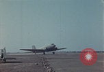 Image of Douglas DC-3 take off Iwo Jima, 1945, second 7 stock footage video 65675080623