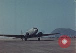 Image of Douglas DC-3 take off Iwo Jima, 1945, second 15 stock footage video 65675080623