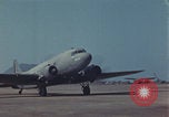 Image of Douglas DC-3 take off Iwo Jima, 1945, second 19 stock footage video 65675080623
