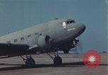 Image of Douglas DC-3 take off Iwo Jima, 1945, second 22 stock footage video 65675080623